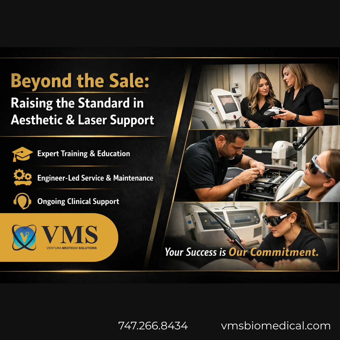 The Oversaturation Problem in Aesthetic & Laser Device Sales — And Why Post-Sales Support Matters More Than Ever VMS (Ventura Medtech Solutions) Online Store for Content and Products