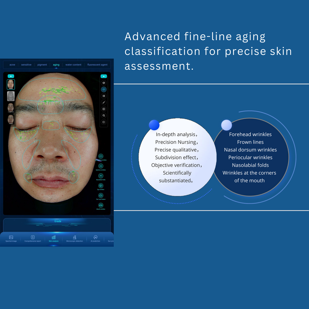 Skincare Analysis Device with Scalp Analysis powered by AI Model S5 VMS SOLUTIONS SHOP