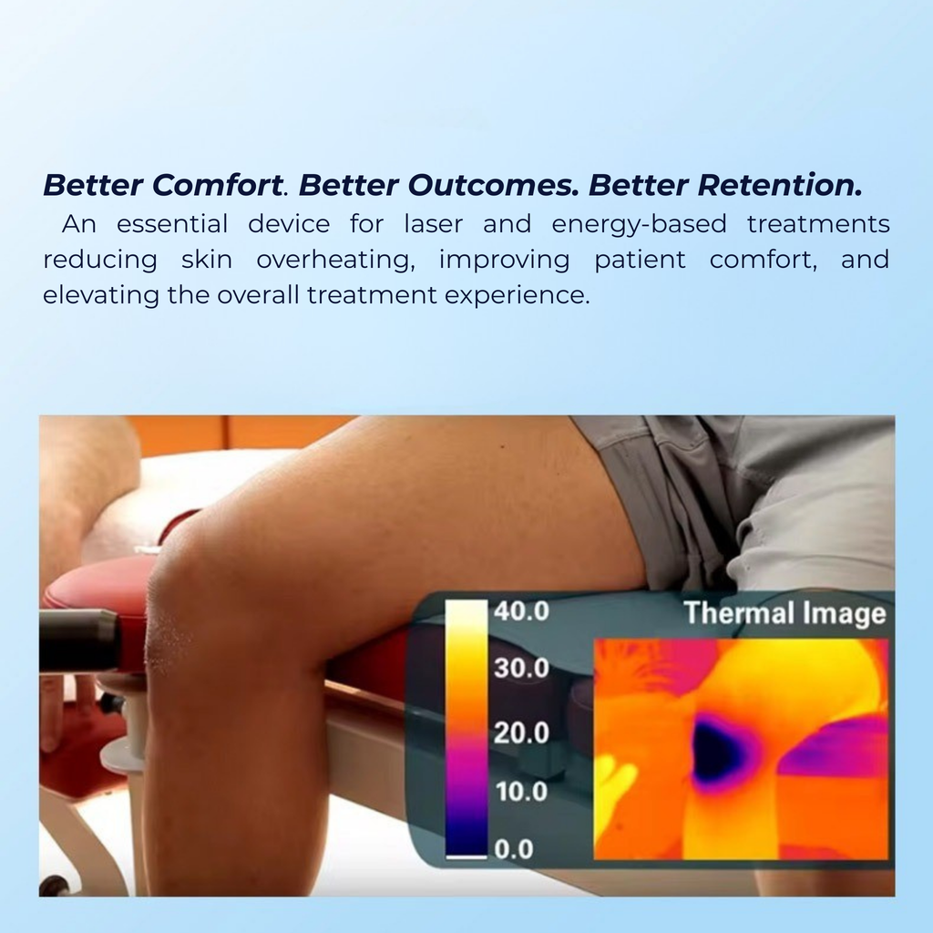 Cool+ Skin Cooling System | Medical Chiller for Laser & IPL | -35°C Cooling Power VMS (Ventura Medtech Solutions) Online Store for Content and Products
