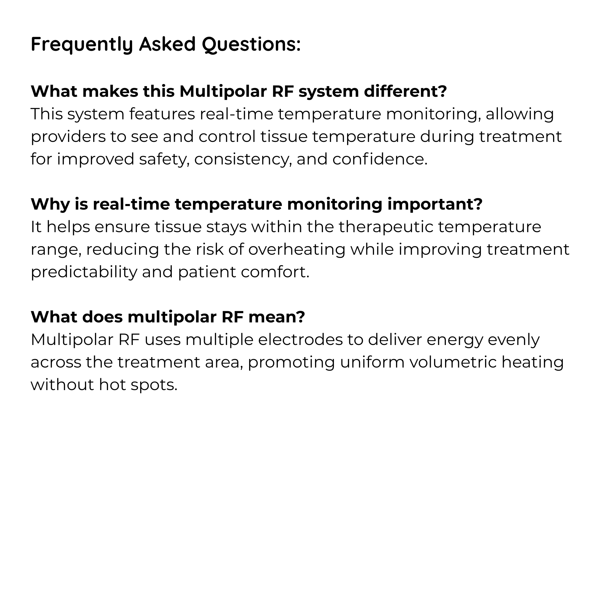 Multi-Polar Radio Frequency Device Temp IQ by VMS Biomedical VMS SOLUTIONS SHOP