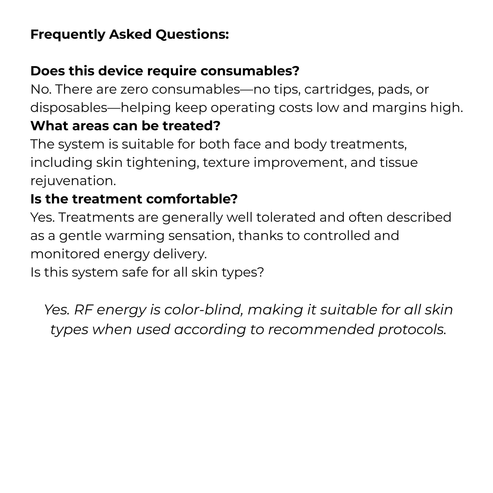 Multi-Polar Radio Frequency Device Temp IQ by VMS Biomedical VMS SOLUTIONS SHOP