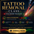 Learn tattoo removal laser training via Zoom. Master nano and picosecond lasers, wavelength selection, pigment targeting, endpoints, and laser safety. VMS (Ventura Medtech Solutions) Online Store for Content and Products