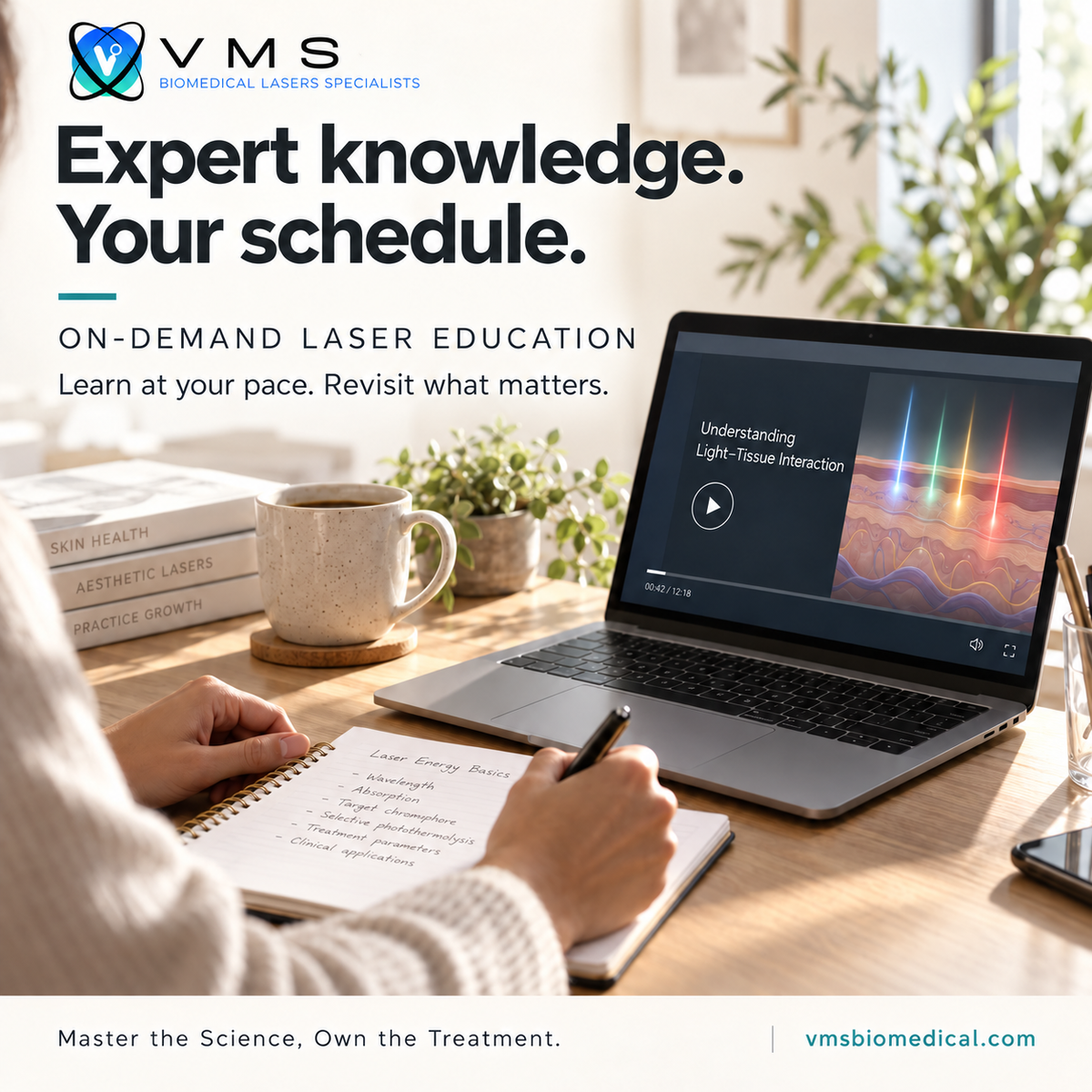 VMS BIOMEDICAL ON DEMAND LASER EDUCATION - Annual Subscription