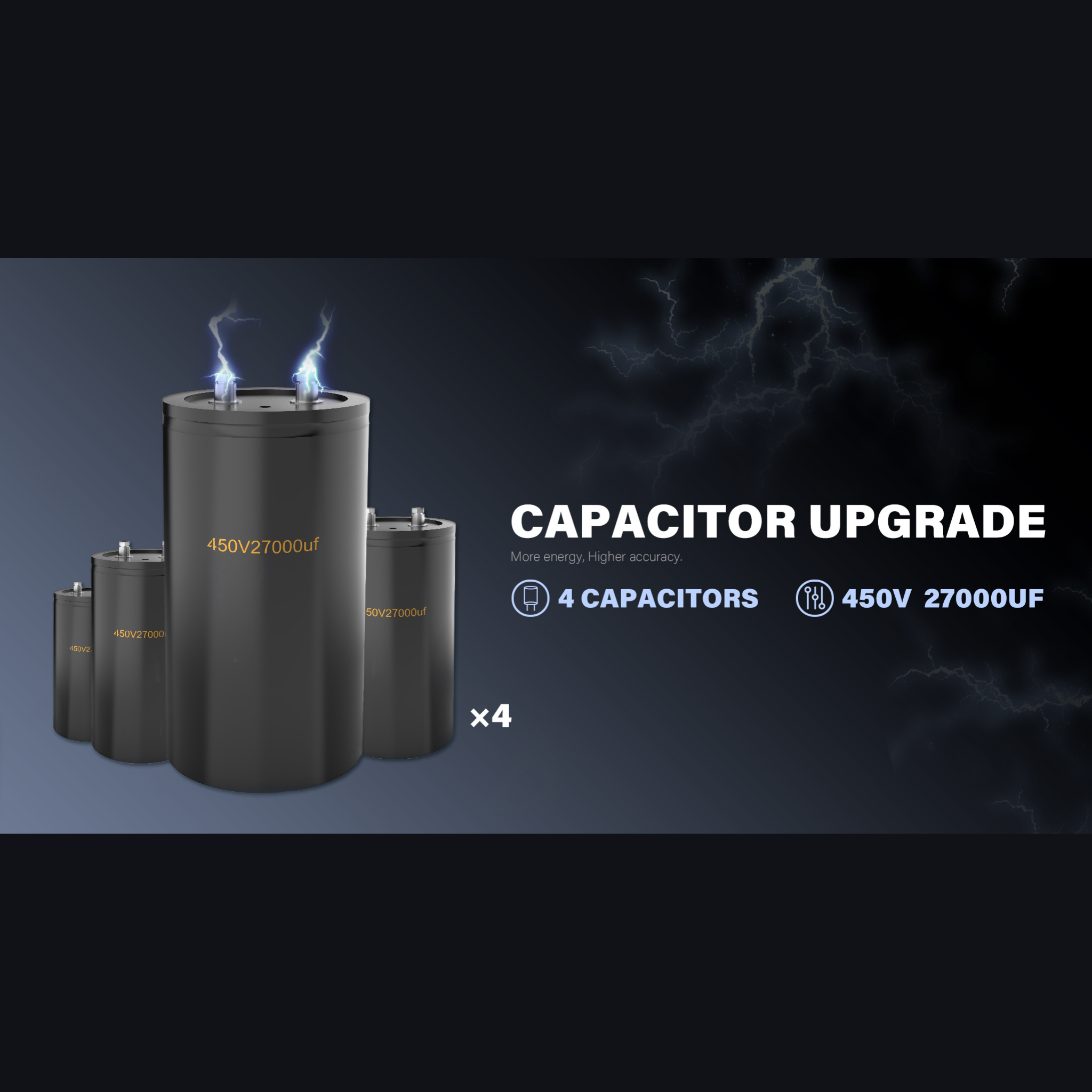 Capacitors 450V Max