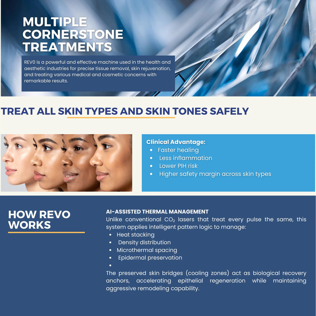 Revo CO₂ Laser | Fractional CO2 Skin Resurfacing System | designed for Surgeons and Aesthetic Providers VMS SOLUTIONS SHOP