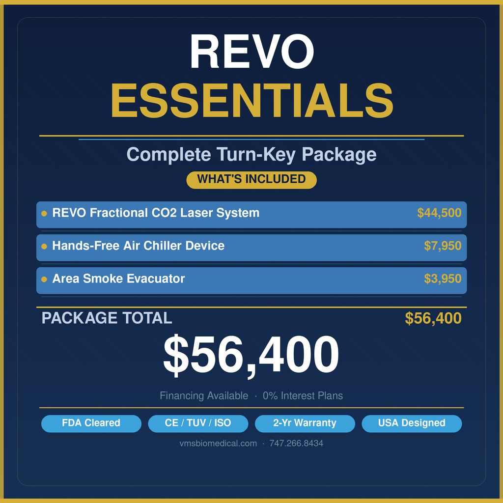 Revo CO₂ Laser | Fractional CO2 Skin Resurfacing System | designed for Surgeons and Aesthetic Providers VMS SOLUTIONS SHOP