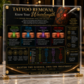 Tattoo Removal Wavelength Reference Guide – Luxury Acrylic Educational Display