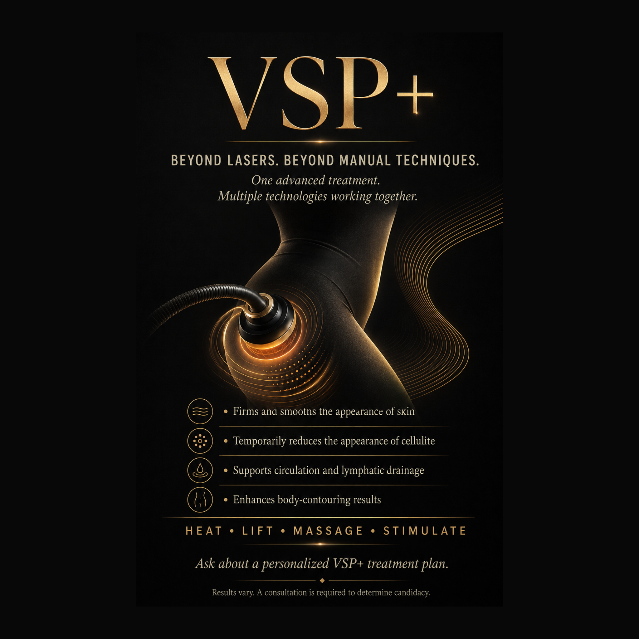 VSP+™ 5-in-1 Body Contouring System | RF Cavitation Skin Tightening Machine VMS (Ventura Medtech Solutions) Online Store for Content and Products