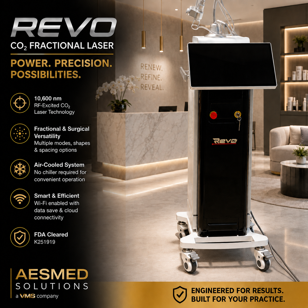 Revo CO₂ Laser | Fractional CO2 Skin Resurfacing System | designed for Surgeons and Aesthetic Providers VMS SOLUTIONS SHOP